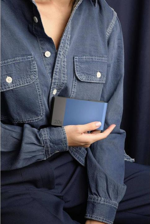 Immagine prodotto GP Batteries GP PowerBank MP20B 20000mAh USB-C/USB-A blu 130M20BBLUE (20000 mAh, 22.50 W, 74 Wh)