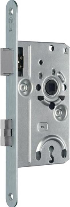 Image du produit SSF Serrure à mortaiser pour porte de chambre BB 20/ 55/72/8 mm DIN droite argentée arrondie classe 1 (Serrure à mortaise)