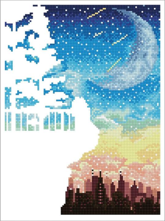 Actual product image Diamond Dotz Diamond Painting Romantic moment