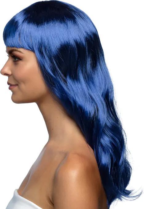 Actual product image Fasnacht Wig Chique blue