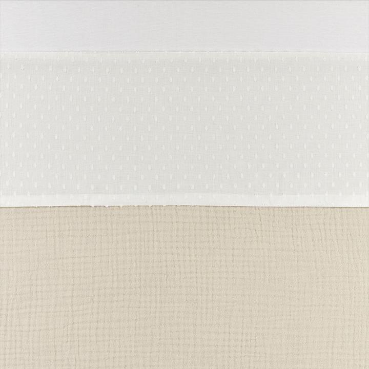 Produktbild Meyco Baby Plume kinderbettlaken - offwhite - 100x150cm