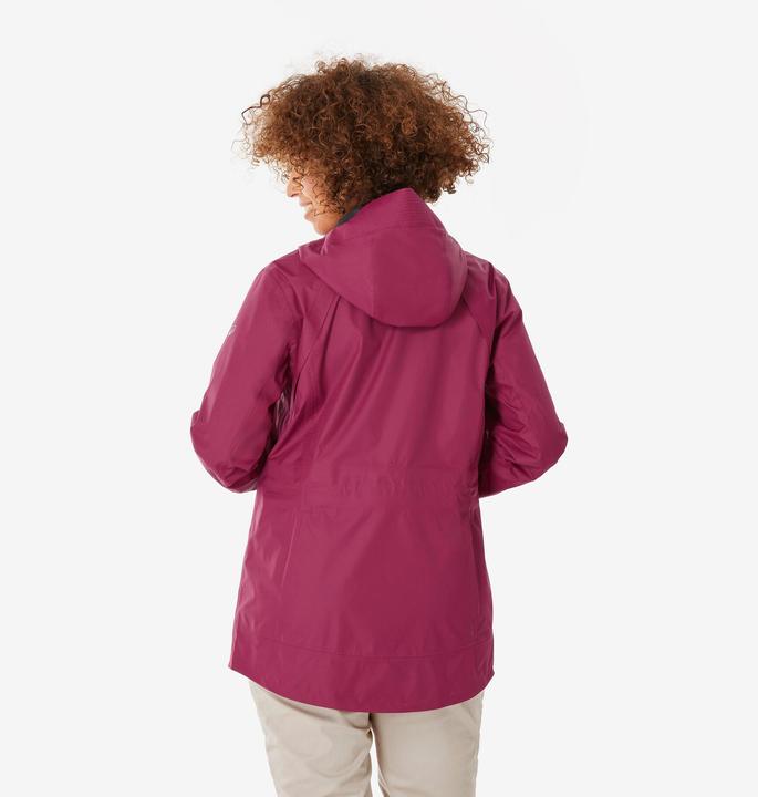 Produktbild Quechua Wanderjacke Damen wasserdicht - NH500 violett (L)