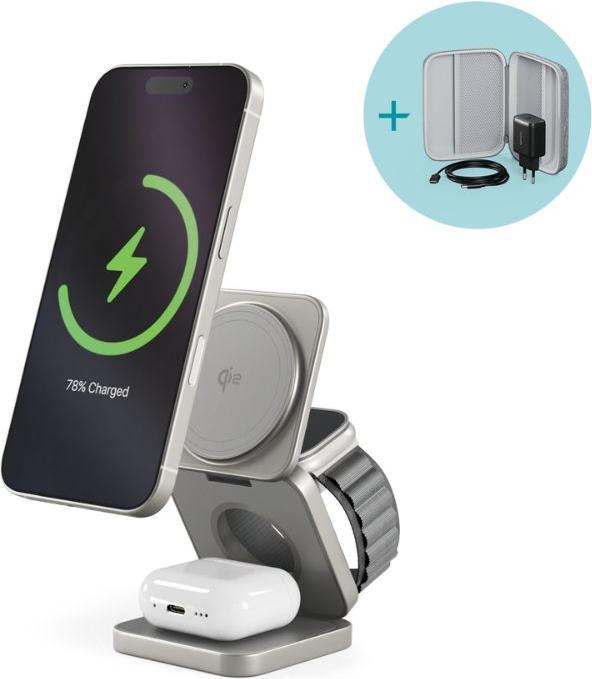 Produktbild Epico UltraBase EF55 Qi2 3in1 Fold Charging Stand (30 W)