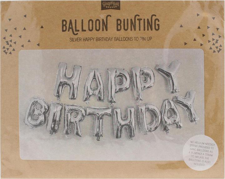 Immagine prodotto Ginger Ray Ghirlanda di palloncini di buon compleanno