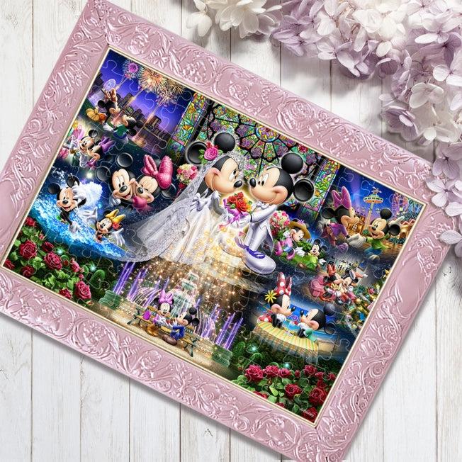 Produktbild Disney Mickey Mouse Holographisches Kristall-Puzzle 108 Teile "Ewige Gelübde - Hochzeitstraum" (108 Teile)