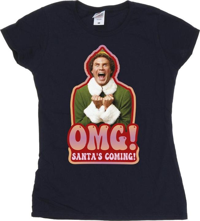 Immagine prodotto Elf Santa's Coming Maglietta Donna (XXL)