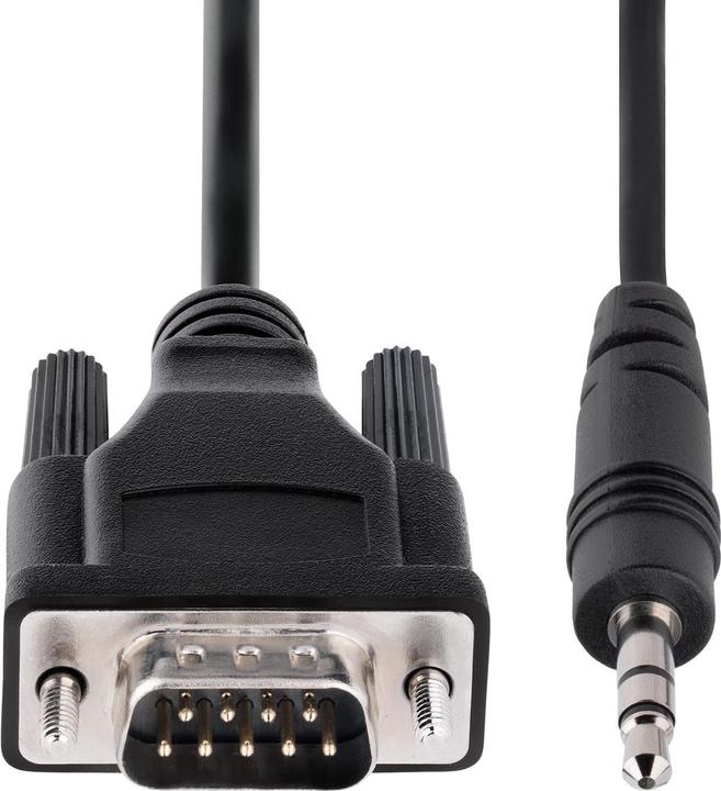 Actual product image StarTech 3FT DB9 TO 3.5MM SERIAL CABLE (1 m)