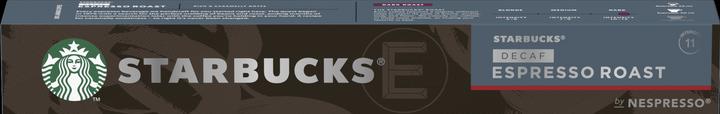 Starbucks Decaffeinated Espresso Roast by Nespresso Dark Roasts (10 x Port.)