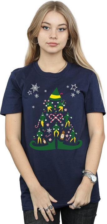 Immagine prodotto Elf Christmas Tree Maglietta Ampia Donna (S)