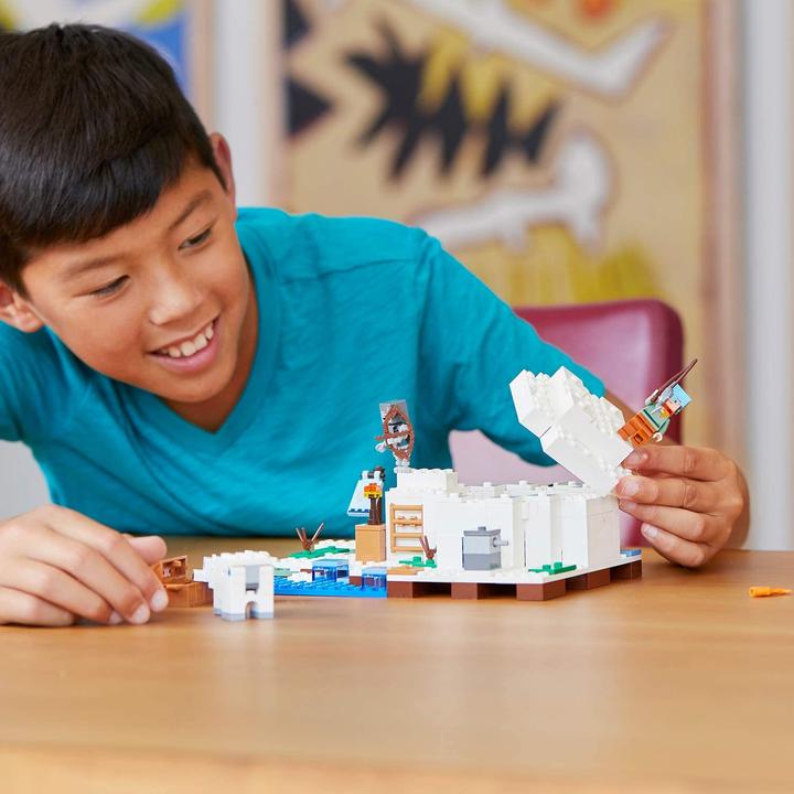Actual product image LEGO Minecraft ice igloo (21142, LEGO Minecraft)