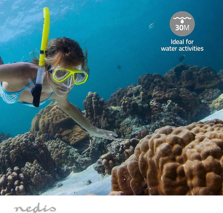Actual product image Nedis Action Cam | Dual screen | 1080p@30fps | 12 MPixel | Waterproof up to: 30.0 m | 70 min | (30p, Wi-Fi)