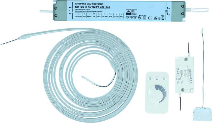 Produktbild L&S Komplettset LED Band Octopus 24 V (Warmweiss, 500 cm, Indoor)