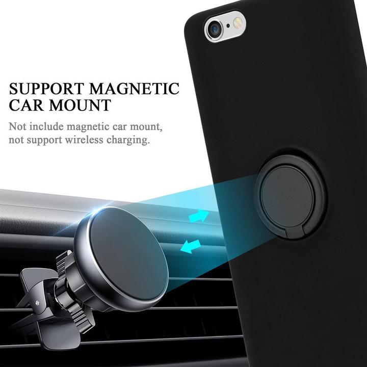 Productafbeelding Cadorabo TPU Vloeibare Ring Silicone Hoesje (Apple iPhone 6 Plus)