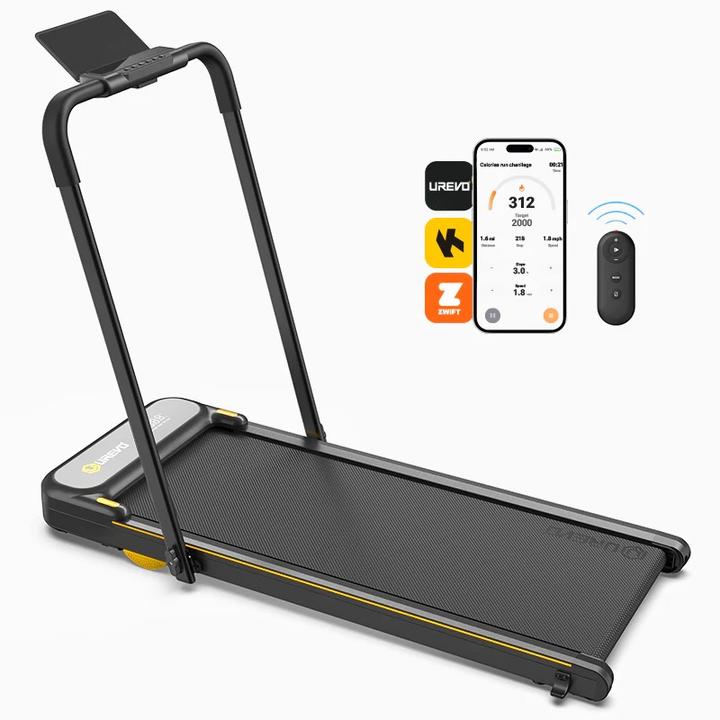 Immagine prodotto Urevo Strol 2E Smart 2-in-1 tapis roulant elettrico (nero)