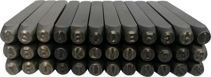 Produktbild Paulimot Schlagzahlen-Set 36-teilig, Schrifthöhe: 4,5 mm