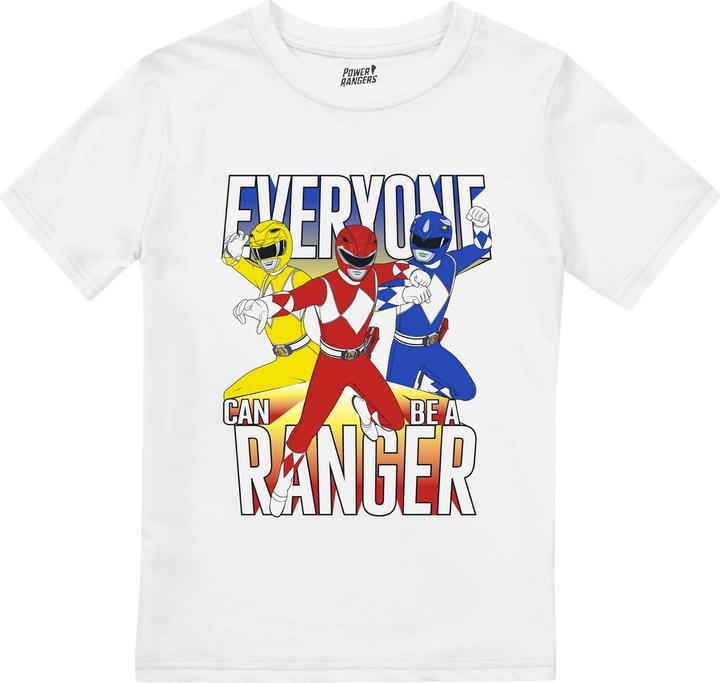 Image du produit Power Rangers Garçons - T-shirt "Everyone Can Be A Ranger" (Tout le monde peut être un Ranger) (140)