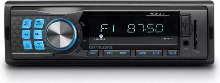 Image du produit Muse M-195 Radio de voiture avec Bluetooth, 4 x 40 W