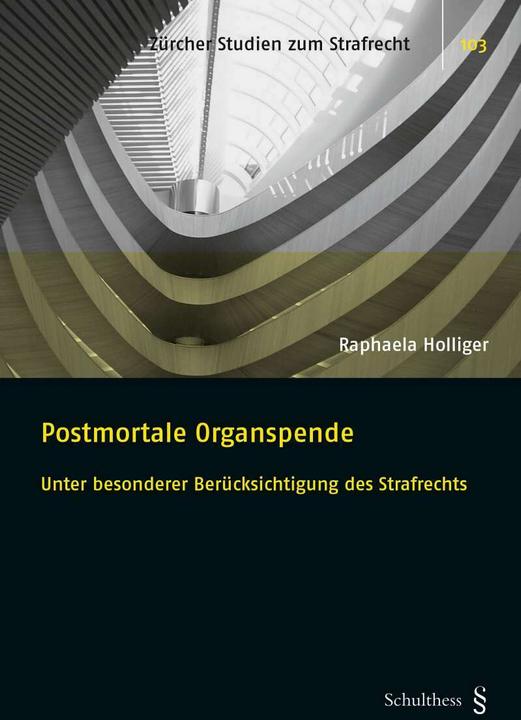 Immagine prodotto Postmortale Organspende (Tedesco, Raphaela Holliger, 2019)