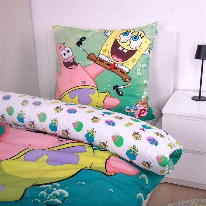 Immagine prodotto Herding Biancheria da letto Spongebob Squarepants 135 x 200 cm / 80 x 80 cm