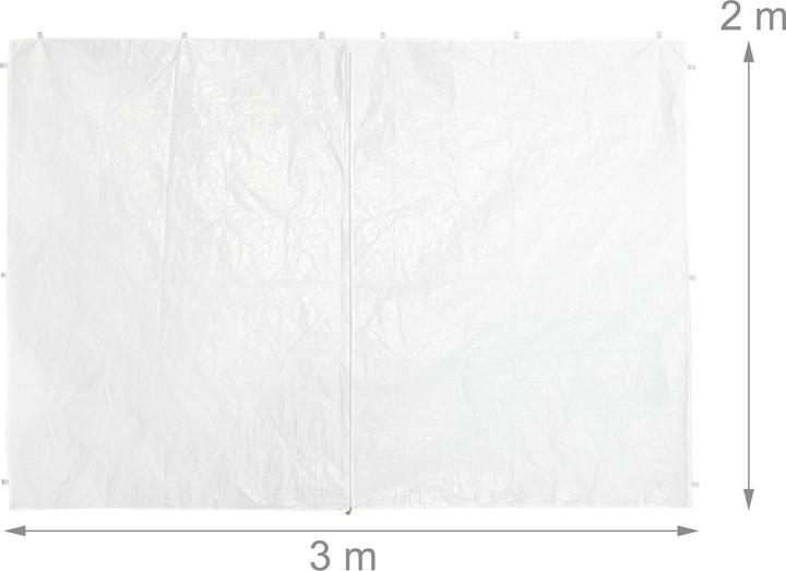 Image du produit Relaxdays 4x paroi-latérale-tonnelle (10 cm, 30 cm)