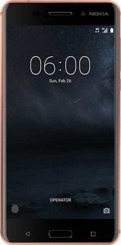 Nokia 6 (32 GB, Copper, 5.50", Hybrid Dual SIM, 16 Mpx, 4G)