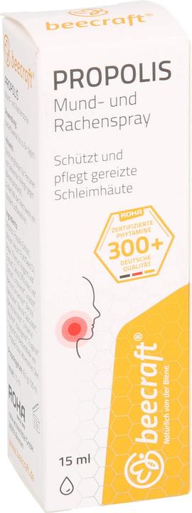 Produktbild Sanhelios beecraft Propolis Mund- und Rachenspray, 15 ml Lösung (15 ml)
