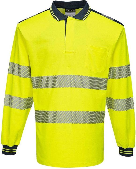 Immagine prodotto Portwest Polo Uomo PW3 Hi-Vis Comfort a maniche lunghe (XS)