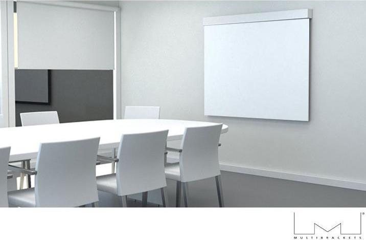 Produktbild Multibrackets Leinwand 1:1, manuell, weiss, 80", Aluminium (80", 1:1)