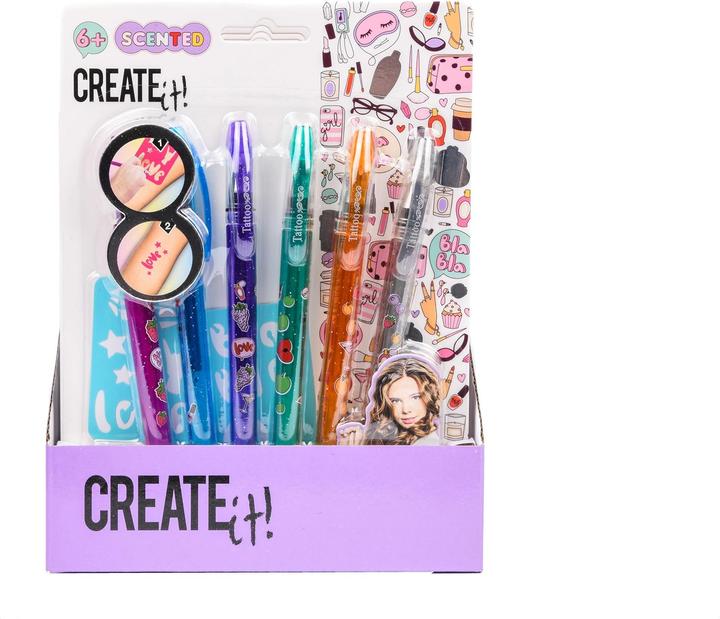 Actual product image Create It! Tattoo Pens 6-Pack