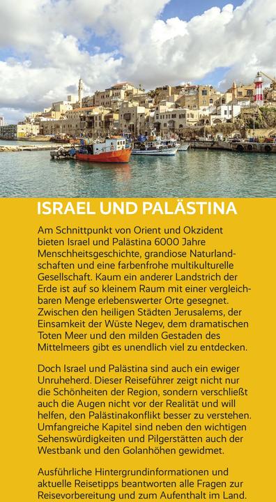 Image du produit Reiseführer Israel und Palästina (Allemand, Jens Wiegand, 2022)