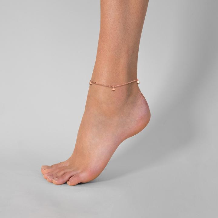 Produktbild Glanzstücke München Damen Herz Sterling Silber roségold 22,0 cm Basiskette + 3,0 cm Verlängerung - 23966 (925er Silber, 22 cm)