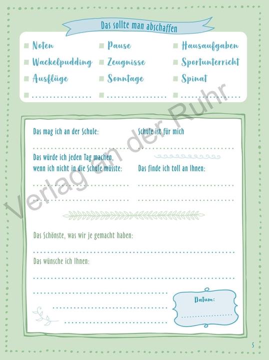 Actual product image Meine unvergesslich zauberhafte Klasse (German, Editorial team publishing house An Der Ruhr, 2023)