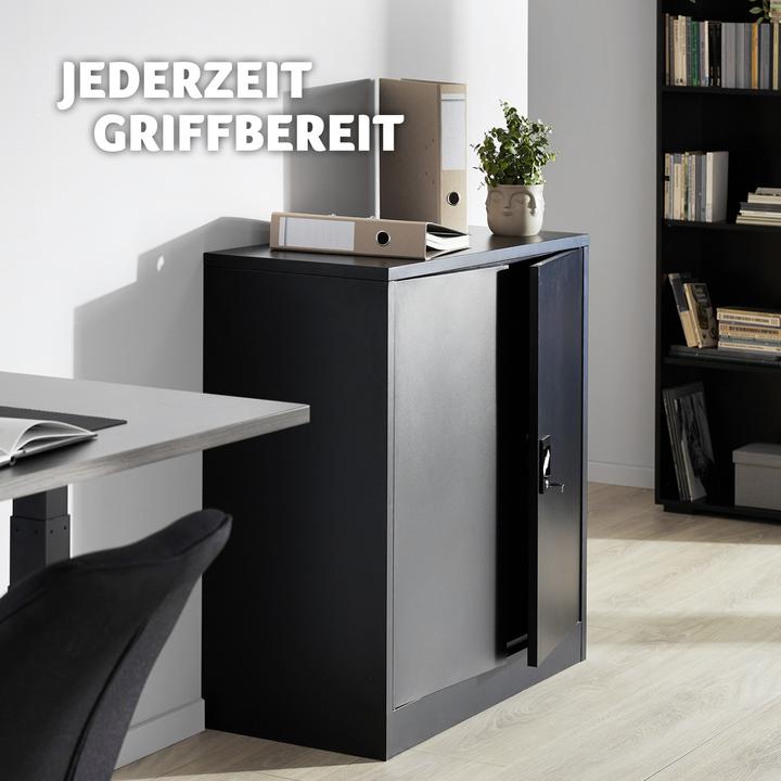 Produktbild tectake Aktenschrank (90 x 40 x 90 cm)