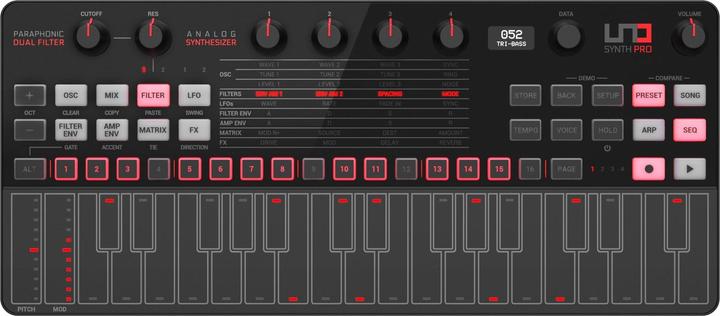 Immagine prodotto IK Multimedia Sintetizzatore UNO Synth Pro Desktop - Edizione nera