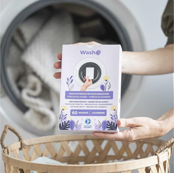 Immagine prodotto Washo Strisce di lavaggio Made in Germany (60 Cicli di lavaggio, Salviette)