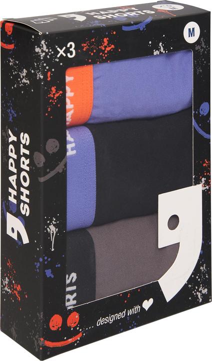 Image du produit Happy shorts Boxer Casual Confortable à porter (XXL, Lot de 3)