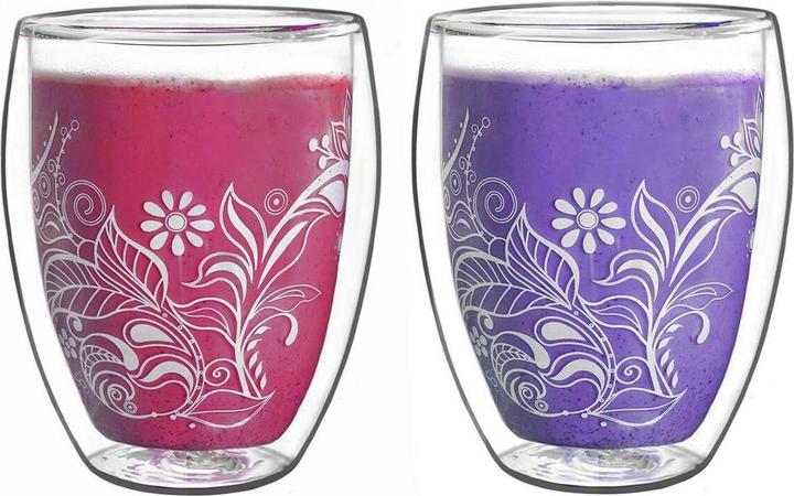 Immagine prodotto Creano Tazza termica fiorita da 250 ml, 1 pezzo (250 ml, 1 x)