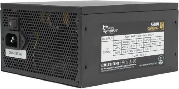 White Shark GPSU-G650M General 650W 80+ GOLD Full Modular (650 W)