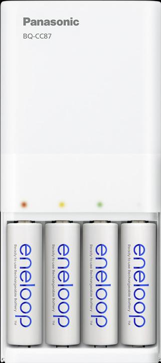 Actual product image Panasonic Eneloop BQ-CC87 (4 pcs., AA, 1900 mAh, Battery + charger)