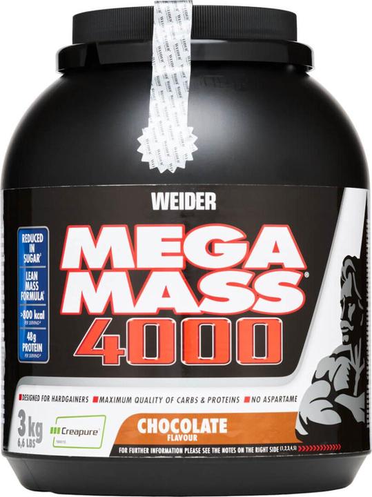 Image du produit Weider Mega Mass 4000 (boîte de 3000g) (Fraise, 1 pcs, 3000 g)