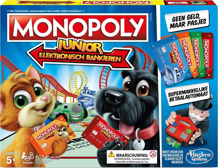 Produktbild Hasbro Gaming Monopoly Junior - Elektronisch (Niederländisch)