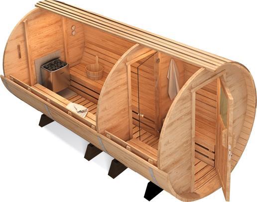 Image du produit Sonnenkönig Sauna en tonneau