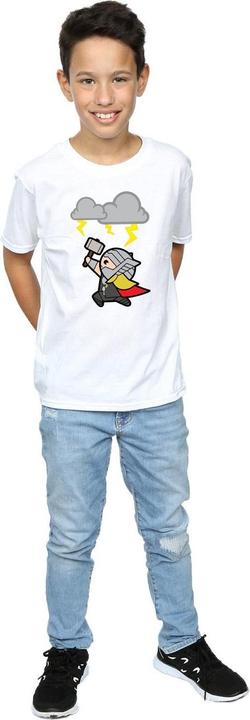 Actual product image Boys Kawaii Thor God Of Thunder T-Shirt (116)