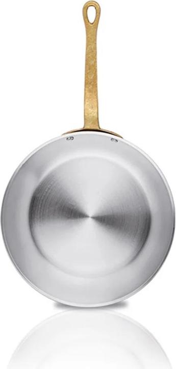 Immagine prodotto Pensofal 4902 Padella alta con manico in ottone fuso 24cm (24 cm, Padella per friggere, Alluminio)