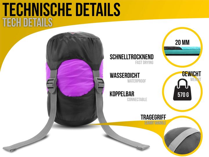 Image du produit Normani Sac de couchage ultraléger Runty (210 cm)