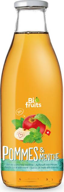 Image du produit Biofruits Jus de Pommes-menthe (6 x 10 cl)