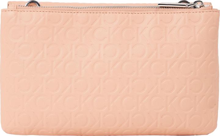 Actual product image Calvin Klein Shoulder Bag Re-Lock Double Crossbody Emb Mono PSP23