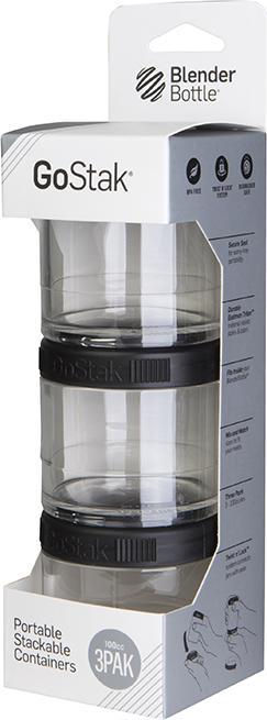 Produktbild Blender Bottle GoStak 3er-Pack (0.10 l)