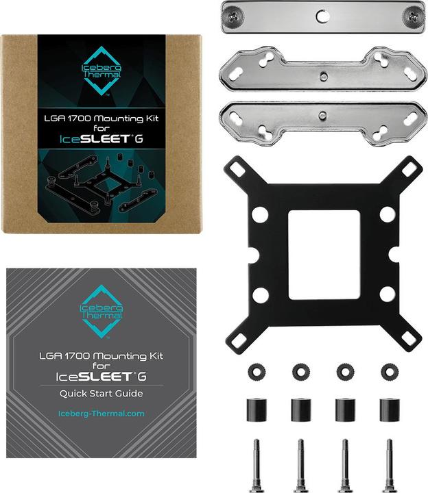 Actual product image Iceberg Thermal LGA 1700 Kit IceSLEET G Series