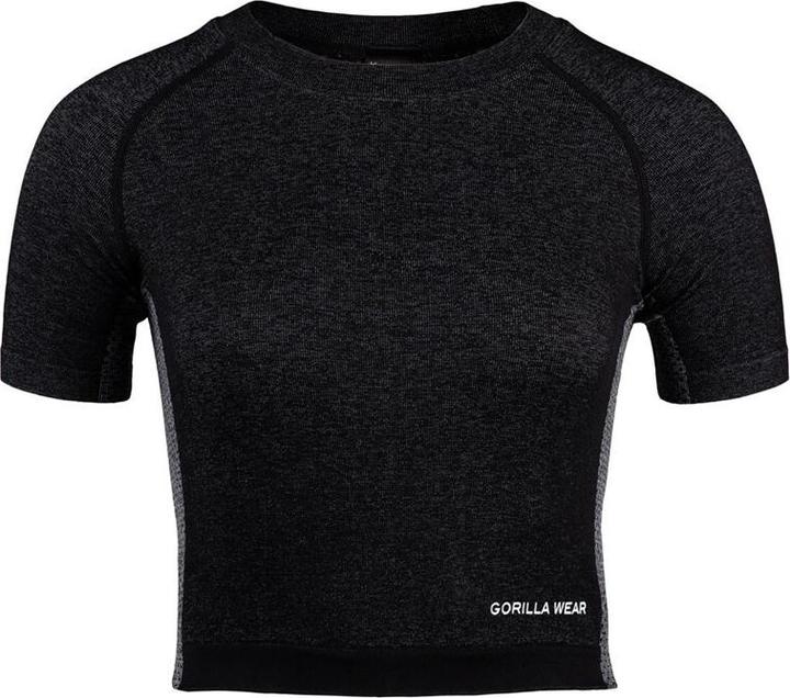 Actual product image Gorilla Wear Selah Seamless Crop Top - black (L)